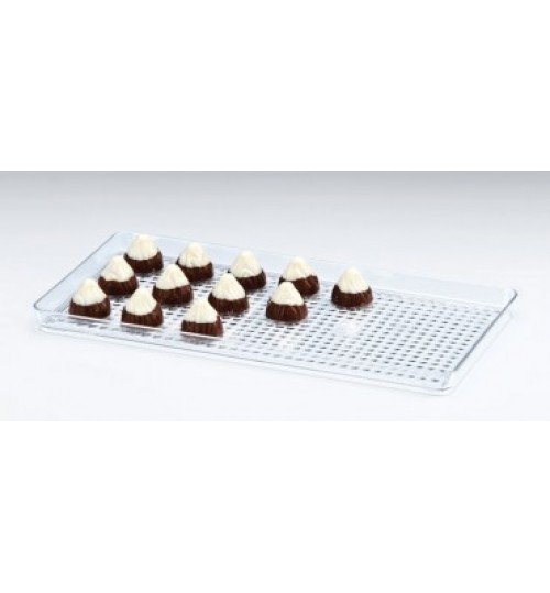 POLYCARBONAT ÇİKOLATA TEŞHİR TEPSİ 15 X 30 Cm